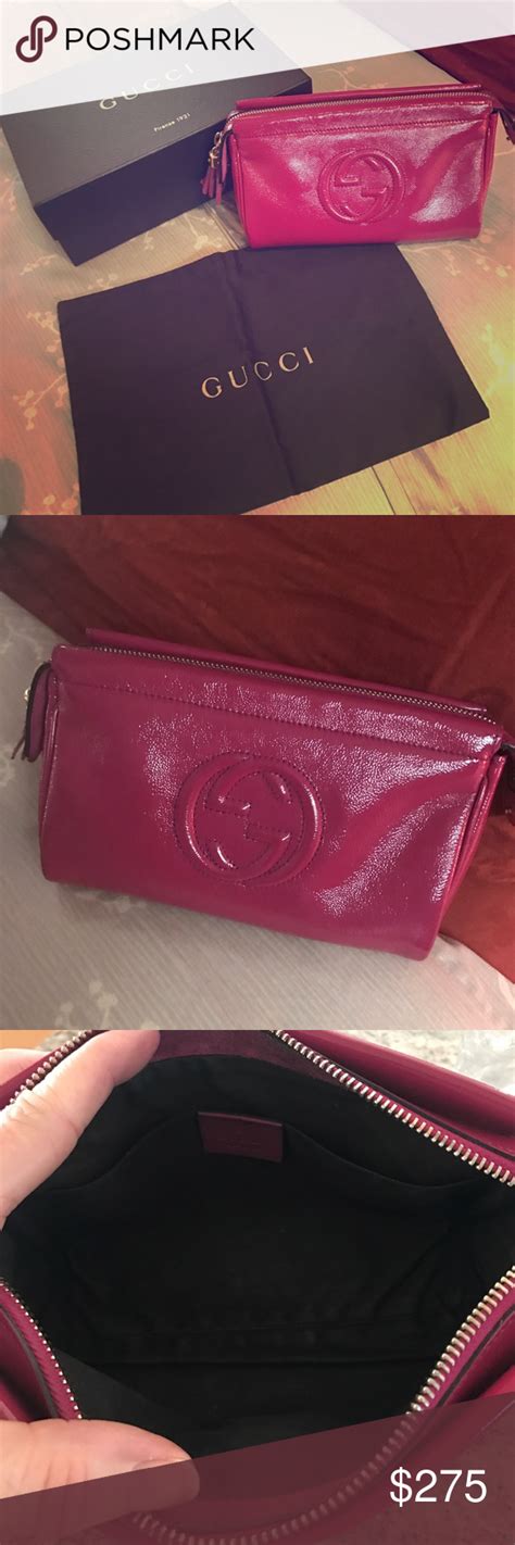 gucci pink iridescent bag|gucci makeup bag pink velvet.